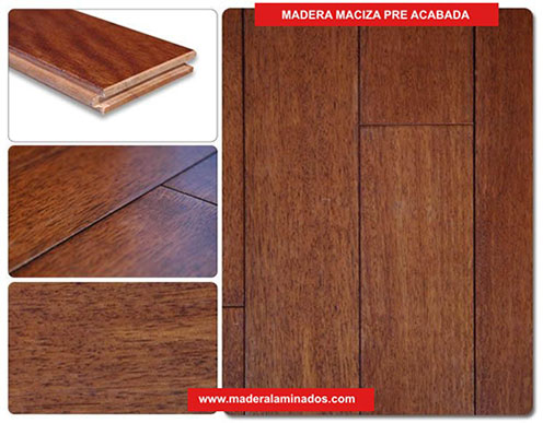 Madera Maciza Pre Acabada